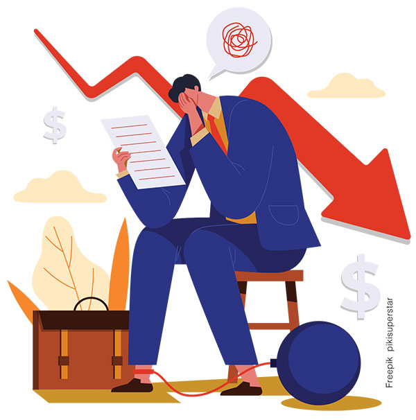 Ilustração sobre gestão financeira